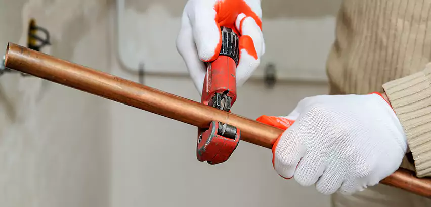 Temporary Copper Pipe Repair Woburn, MA