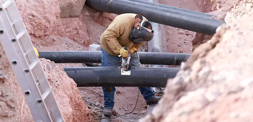 Cast Iron Sewer Pipe Replacement in Woburn